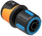 Коннектор Fiskars 1027079 Д.вх.1/2-5/8" черный/синий от магазина РЭССИ