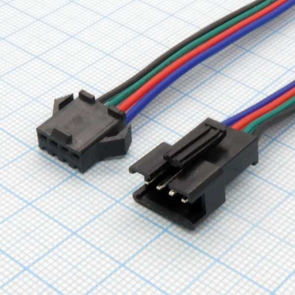 SM connector F/M 4P*150mm 22AWG от магазина РЭССИ