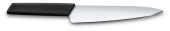 Нож кухонный Victorinox Swiss Modern (6.9013.19B) стальной разделочный лезв.190мм прямая заточка черный блистер от магазина РЭССИ