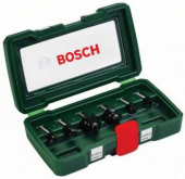 Набор фрез по дер. Bosch 6 НМ-SET (2607019463) d(посад.)=8мм (фрезеры) от магазина РЭССИ