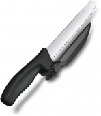 Нож кухонный Victorinox Swissclassic DUX-MESSER (6.8663.21) стальной лезв.210мм черный от магазина РЭССИ