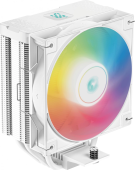 Устройство охлаждения(кулер) Deepcool AG400 Digital Wh ARGB Soc-AM5/AM4/1151/1200/1700 4-pin 31.6dB Al+Cu 220W 636gr LED Ret от магазина РЭССИ