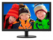 Монитор Philips 21.5" 223V5LHSB (00/01) черный TFT LED 16:9 HDMI матовая 250cd 1920x1080 VGA FHD 2.61кг от магазина РЭССИ