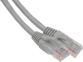 Патч-корд Premier 5-970 1.0 UTP 4 пары cat.5E CCA molded 1м серый RJ-45 (m)-RJ-45 (m) от магазина РЭССИ