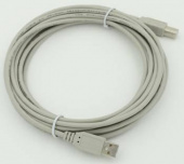 Кабель USB A(m) USB B(m) 5м серый от магазина РЭССИ