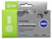 Картридж струйный Cactus CS-EPT0481 T0481 черный (16мл) для Epson Stylus Photo R200/R220/R300/R320/R340/RX500/RX600/RX620/RX640 от магазина РЭССИ