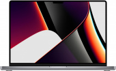 Ноутбук Apple MacBook Pro A2485 M1 Pro 10 core 32Gb SSD512Gb/16 core GPU 16.2" (3456x2234) Mac OS grey space WiFi BT Cam (Z14V001F0) от магазина РЭССИ