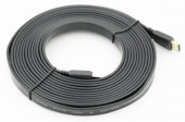 Кабель аудио-видео FLAT HDMI (m)/HDMI (m) 5м. от магазина РЭССИ