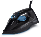 Утюг Hyundai H-SI01557 2400Вт черный/голубой от магазина РЭССИ