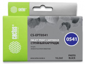 Картридж струйный Cactus CS-EPT0541 T0541 черный (16.2мл) для Epson Stylus Photo R800/R1800 от магазина РЭССИ