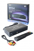 Цифровая ТВ-приставка PERFEO PF_A4414 "STYLE" DVB-T2/C для цифр.TV, Wi-Fi, IPTV, HDMI, 2 USB, DolbyDigital, пульт ДУ от магазина РЭССИ