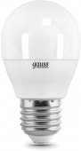 Лампа светодиодная Gauss Elementary 10Вт цок.:E27 шар 220B 3000K св.свеч.бел.теп. (упак.:10шт) (53210) от магазина РЭССИ