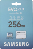 Флеш карта microSDXC 256Gb Class10 Samsung MB-MC256KA EVO PLUS + adapter от магазина РЭССИ