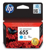 Картридж струйный HP 655 CZ110AE голубой (600стр.) для HP DJ IA 3525/4615/4625/5525/6525 от магазина РЭССИ