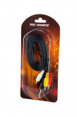 Аудио-видео кабель Pro Legend PL1062 Jack 3.5 mm (4 контакта) <--> 3xRCA вилка, видео+стерео-аудио, 1.5 м BL1 от магазина РЭССИ