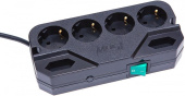 Сетевой фильтр Most CRG 5м (6 розеток) черный (коробка) от магазина РЭССИ