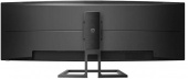 Монитор Philips 49" 498P9 черный VA LED 32:9 HDMI M/M матовая HAS Piv 450cd 178гр/178гр 5120x1440 70Hz DP DQ USB 15.2кг от магазина РЭССИ