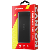 Мобильный аккумулятор Canyon PB-107 10000mAh QC3.0 3A черный (CNE-CPB1007B) от магазина РЭССИ