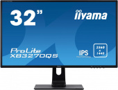 Монитор Iiyama 31.5" ProLite XB3270QS-B1 черный IPS 4ms 16:9 DVI HDMI M/M матовая HAS Piv 1200:1 250cd 178гр/178гр 2560x1440 DP 2K 8.6кг от магазина РЭССИ