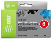 Картридж струйный Cactus CS-BCI6C голубой (12мл) для Canon S800/ S820/ S900/ S9000; i550/ i560/ i860/ i865/ i905D/ i950S/ i960x/ i965/ i990/ i9100/ i9950; JX500; MP750/ MP760; iP600D/ iP3000/ iP600D/ iP8500; BJC-8200 Photo от магазина РЭССИ