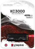 Накопитель SSD Kingston PCI-E 4.0 x4 4Tb SKC3000D/4096G KC3000 M.2 2280 от магазина РЭССИ