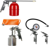 Набор пневмоинструментов Zitrek 5PCS-1 компл.:5 предметов 400л/мин от магазина РЭССИ