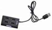 Разветвитель USB 2.0 Buro BU-HUB4-U2.0 4порт. черный от магазина РЭССИ