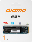 Накопитель SSD Digma PCI-E 3.0 x4 1Tb DGSM3001TP33T Mega P3 M.2 2280 от магазина РЭССИ