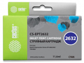 Картридж струйный Cactus CS-EPT2632 26XL голубой (12.4мл) для Epson Expression Home XP-600/605/700/800 от магазина РЭССИ