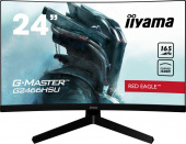 Монитор Iiyama 23.6" Red Eagle G2466HSU-B1 черный VA LED 1ms 16:9 HDMI M/M матовая 250cd 178гр/178гр 1920x1080 DP FHD USB 3.7кг от магазина РЭССИ