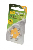 Элемент питания GP Hearing Aid ZA10F-D6 ZA10 BL6 от магазина РЭССИ
