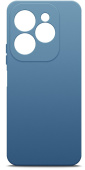 Чехол (клип-кейс) BoraSCO для Infinix Hot 40i/Smart 8/8 Plus/8 Pro Silicone Case 72661 синий от магазина РЭССИ