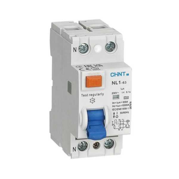 Выключатель дифференциального тока (УЗО) 2п 25А 30мА тип AC 6кА NL1-63 (R) 200212 от магазина РЭССИ