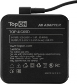 Блок питания TopON TOP-UC65D 65W 5V-20.3V 3.25A от бытовой электросети от магазина РЭССИ