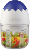 Измельчитель электрический Kitfort КТ-3091 0.17л. 22Вт белый/фиолетовый от магазина РЭССИ