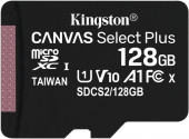 Флеш карта microSDXC 128Gb Class10 Kingston SDCS2/128GBSP Canvas Select Plus w/o adapter от магазина РЭССИ