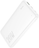 Мобильный аккумулятор Hoco J87 Tacker 10000mAh QC3.0/PD3.0 20W 3A USB-A/USB-C белый (J87 TACKER WHITE) от магазина РЭССИ