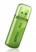 Флеш Диск Silicon Power 64Gb Helios 101 SP064GBUF2101V1N USB2.0 зеленый от магазина РЭССИ