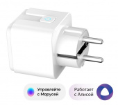 Умная розетка Digma DiPlug 200S EU Wi-Fi белый (DPL200S) от магазина РЭССИ