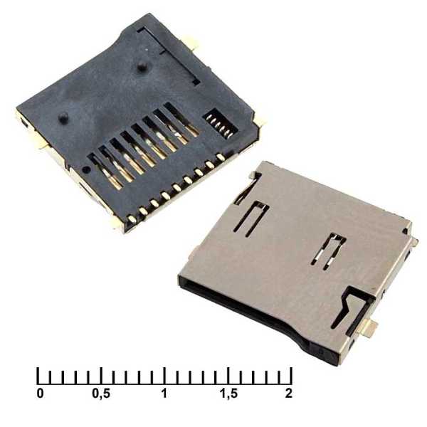 micro-SD SMD 9pin ejector от магазина РЭССИ