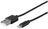 Кабель Premier 6-703 1.0BK USB-A-Lightning (m) 1м черный пакет от магазина РЭССИ