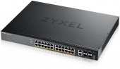 Коммутатор Zyxel NebulaFlex Pro XGS2220-30HP XGS2220-30HP-EU0101F 24x100Mb 24G 2x10G 4SFP 4SFP+ 26PoE 26PoE+ 400W управляемый от магазина РЭССИ