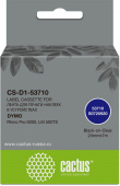 Картридж ленточный Cactus CS-D1-53710 53710 черный/прозрачный для Dymo Rhino Pro 6000, LM 500TS от магазина РЭССИ
