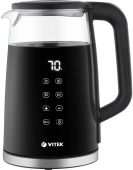 Чайник электрический Vitek VT-8827 1.7л. 2200Вт разноцветный корпус: стекло/металл от магазина РЭССИ