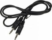 Кабель аудио Ningbo Jack 3.5 (m)/Jack 3.5 (m) 1м. черный (JAAC002-1) от магазина РЭССИ