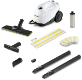 Пароочиститель напольный Karcher SC 3 EasyFix 1900Вт белый от магазина РЭССИ