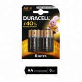 Батарея Duracell Basic LR6-6BL MN1500 AA (6шт) от магазина РЭССИ