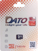 Флеш карта microSDHC 16Gb Class10 Dato DTTF016GUIC10 w/o adapter от магазина РЭССИ