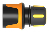 Коннектор Fiskars 1027071 Д.вх.3/8" черный/желтый от магазина РЭССИ