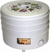 Сушка для фруктов и овощей Ротор Дива СШ-007-04 5под. 520Вт белый от магазина РЭССИ